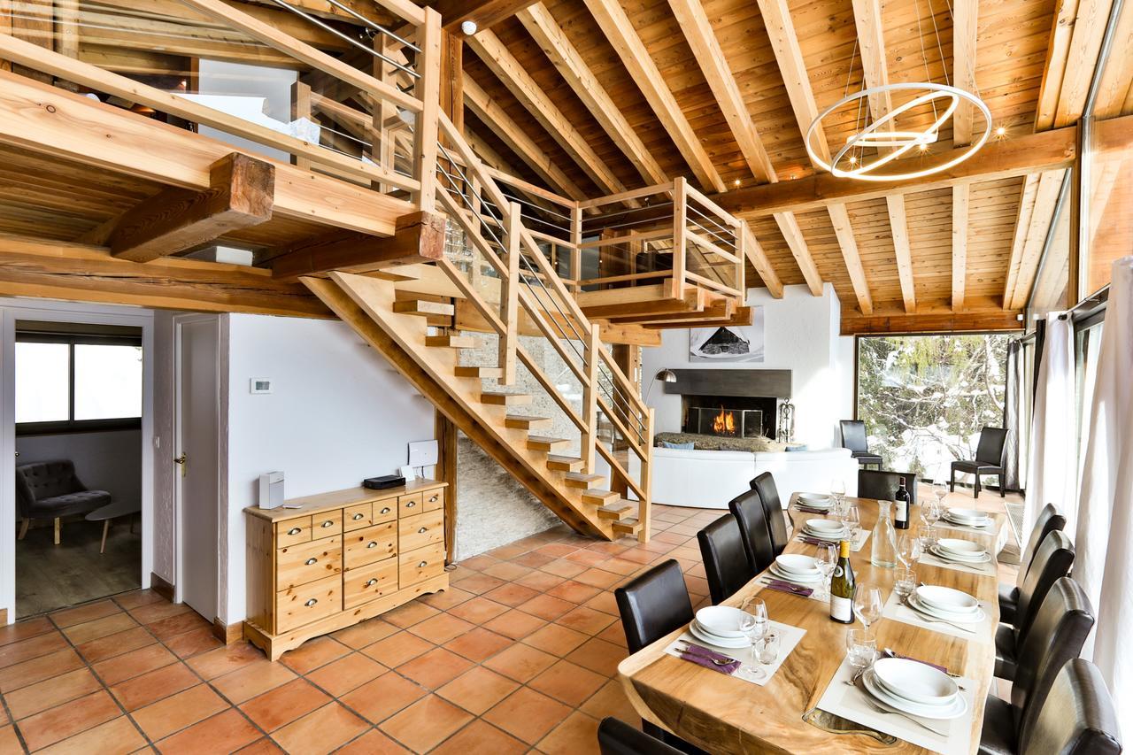 Chalet Isabelle Mountain Lodge 5 Star 5 Bedroom En Suite Sauna Jacuzzi Σαμονί Εξωτερικό φωτογραφία